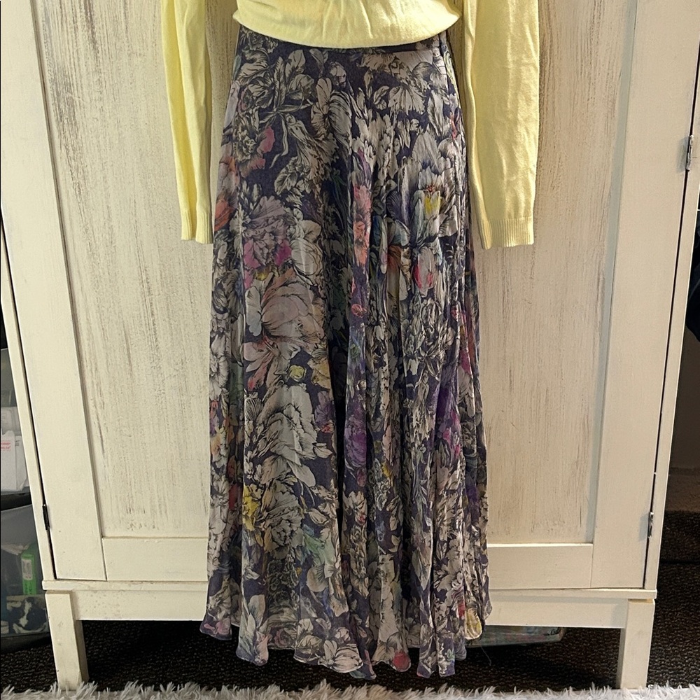 NWT Anthropologie Floral Skirt